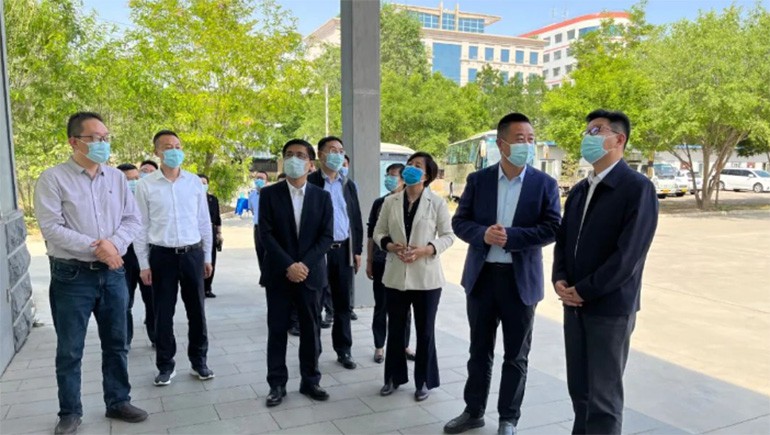 张锦刚副省长一行莅临兰州PG电子生态康健品有限公司调研