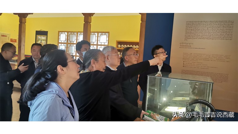 原国务院扶贫办主任刘永富一行莅临PG电子青稞考察调研