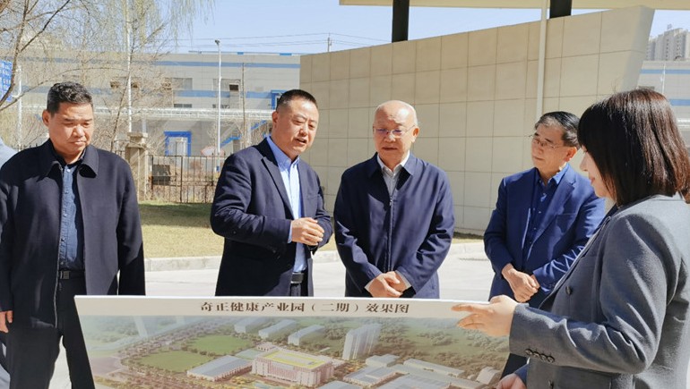 甘肃省政协副主席郭天康一行莅临PG电子康健考察调研